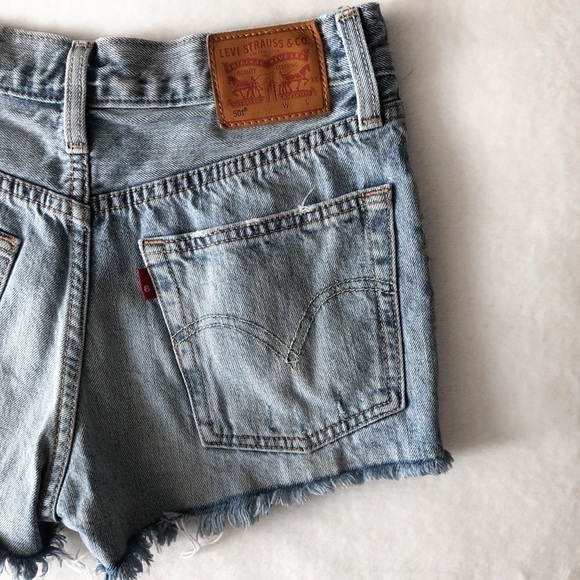 Levi’s 501 Original HR Denim Shorts - Picture 7 of 12